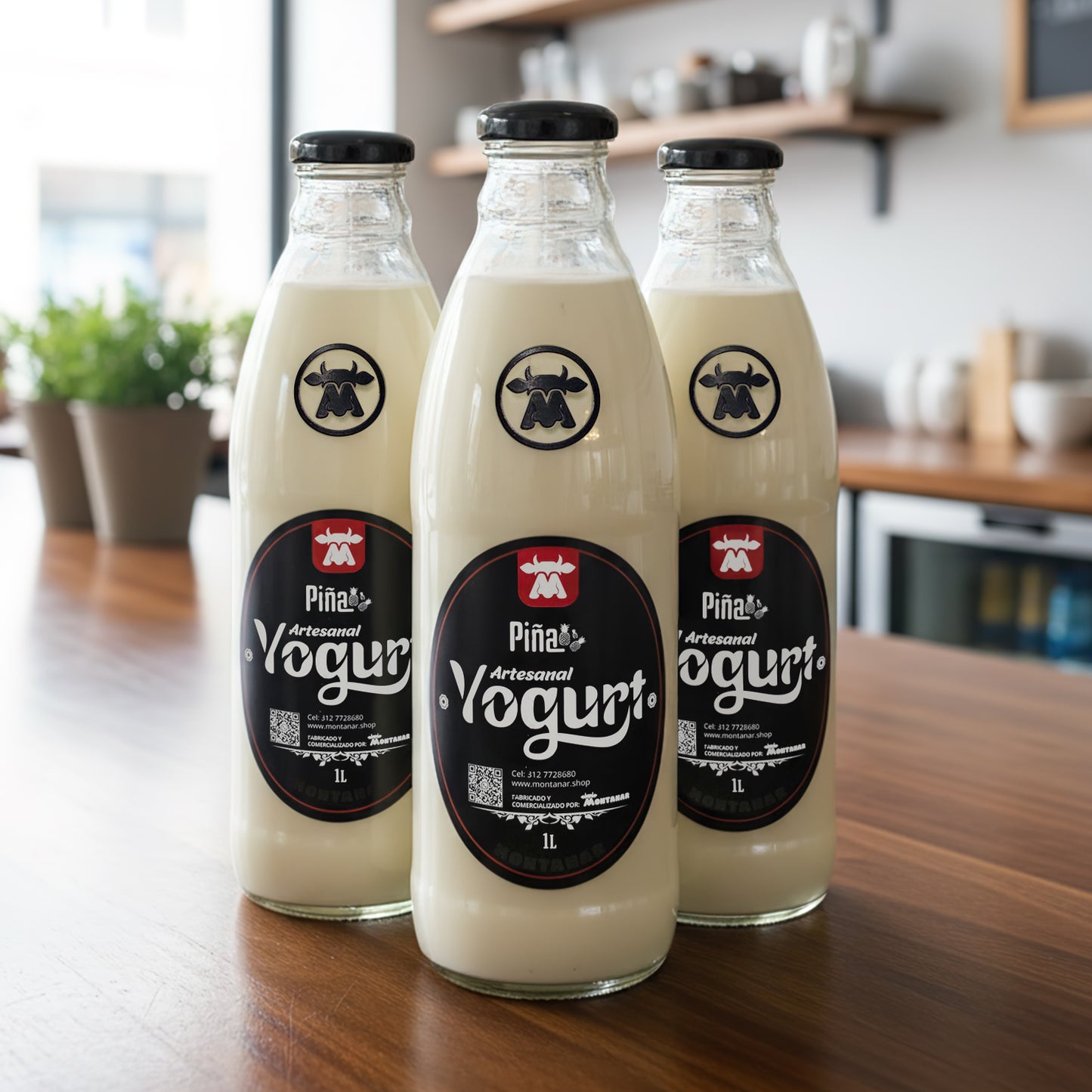 Yogurt Artesanal Montanar 1L